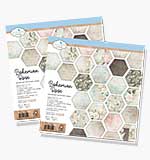 Elizabeth Craft Designs - Bohemian Rose DOUBLE Pack (2 x 12x12 Paper Pad)