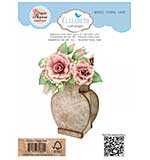 Elizabeth Craft Designs - Floral Vase MDF (Bohemian Rose)