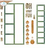 Elizabeth Craft Designs - Window overlay 1 Cutting Dies (Winter Wanderlust)