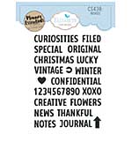 Elizabeth Craft Designs - Words Stamp Set (Winter Wanderlust)
