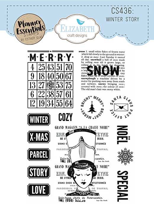 Elizabeth Craft Designs - Winter Story Stamp Set (Winter Wanderlust)