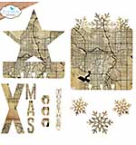 Elizabeth Craft Designs - Wintercards CardLab Cutting Dies (Winter Wanderlust)