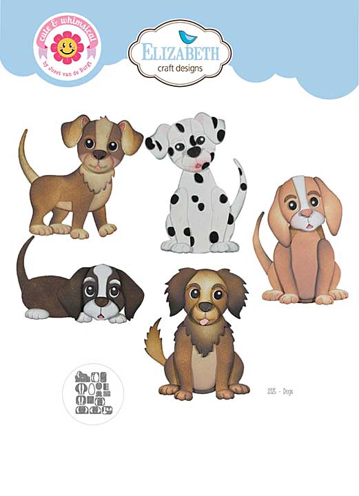 SO: Elizabeth Craft Designs - Dogs Cutting Dies (Dog Days)