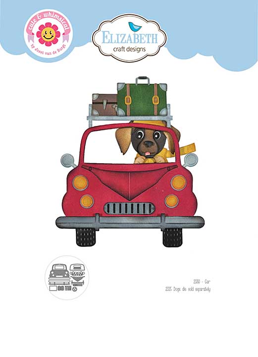Elizabeth Craft Designs - Car Cutting Dies (Dog Days)