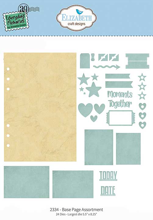 Elizabeth Craft Designs - Base Page Assortment Cutting Dies (Delightful Discovery)