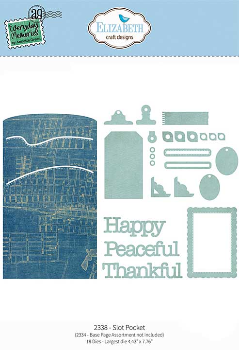 Elizabeth Craft Designs - Slot Pocket Cutting Dies (Delightful Discovery)