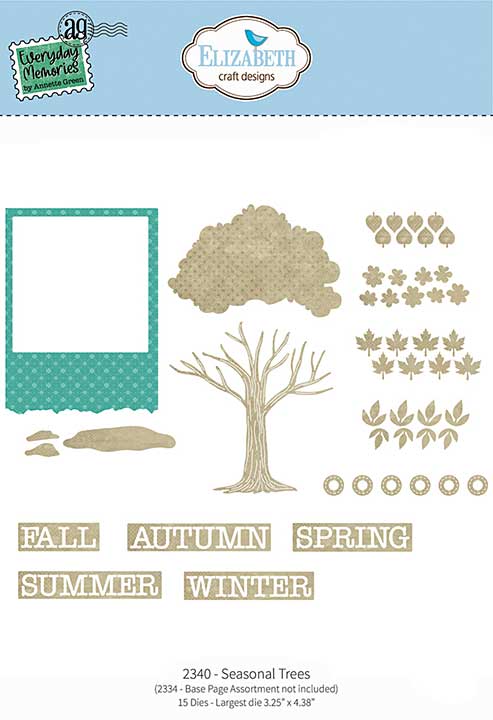 Elizabeth Craft Designs - Seasonal Trees Cutting Dies (Delightful Discovery)