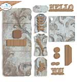Elizabeth Craft Designs - Ephemera pocket Cutting Dies (Hello you)