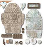 Elizabeth Craft Designs - Grunge envelope Cutting Dies (Hello you)