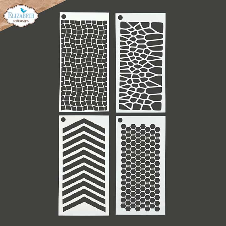 Elizabeth Craft Designs - Journal Stencils #10 (Hello you)