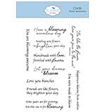 Elizabeth Craft Designs - Bloom Sentiments Stamp Set (Beautiful Blooms)