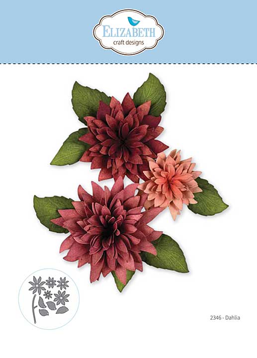 Elizabeth Craft Designs - Dahlia Cutting Dies (Beautiful Blooms)