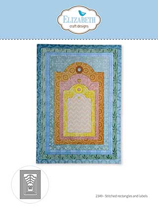 Elizabeth Craft Designs - Stitched rectangles and labels Cutting Dies (Beautiful Blooms)