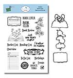 Elizabeth Craft Designs - Book Lover Stamp and Die Set Stamp & Die Set (Rest & Relaxation)