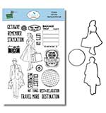 Elizabeth Craft Designs - Let's Go! Stamp and Die Set Stamp & Die Set (Rest & Relaxation)