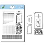 Elizabeth Craft Designs - Layered Tags Stamp and Die Set Stamp & Die Set (Rest & Relaxation)