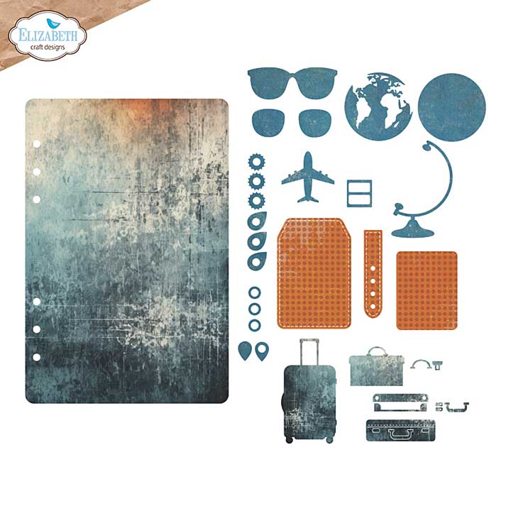 Elizabeth Craft Designs - Rounded Travel Page Cutting Dies (Rest & Relaxation)