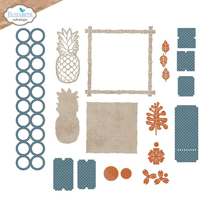 Elizabeth Craft Designs - Summer Vibes Cutting Dies (Rest & Relaxation)