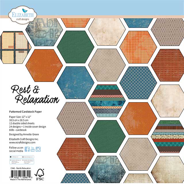 Elizabeth Craft Designs - Rest & Relaxation Paper Pad (Rest & Relaxation)