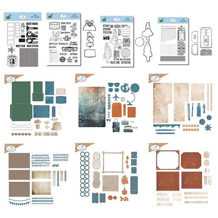 Elizabeth Craft Designs - Rest & Relaxation Stamp and Die Collection