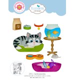 Elizabeth Craft Designs - Cat Accessories Die Set (Meet the Cats)