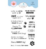 Elizabeth Craft Designs - Cat Sentiments Stamp Set (Meet the Cats)