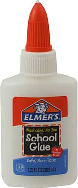 Elmers Washable White School Glue (1.25oz)