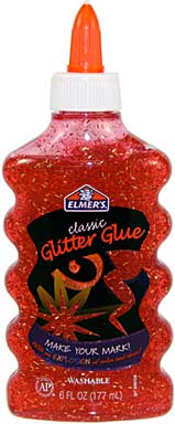 SO: Elmers Glitter Glue - Red (6oz)