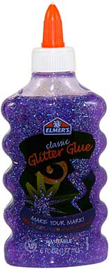 SO: Elmers Glitter Glue - Purple (6oz)