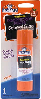 SO: Elmers Washable School Glue Stick - Purple
