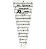 EZ Quilting - Easy Dresden Quilting Ruler - 1 To 7.5 EZ Quilting - Easy Dresden Quilting Ruler - 1 To 7.5