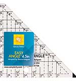 SO: EZ Quilting - Easy Angle Triangle Ruler (0.5 to 4inch)