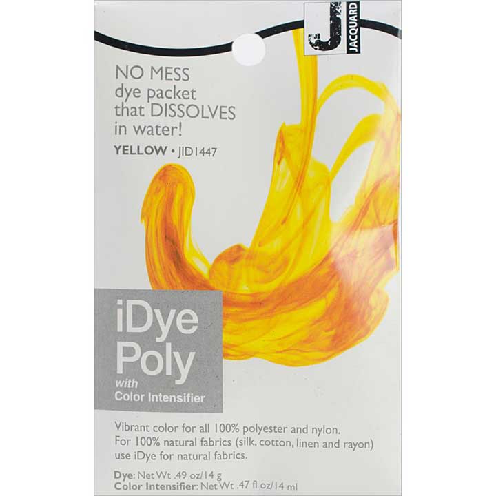 SO: Jacquard iDye Poly Fabric Dye 14g - Yellow