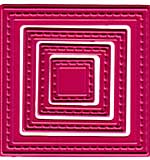Joy! Crafts Cut and Emboss Die - Small Nested Squares, Up To 1.875