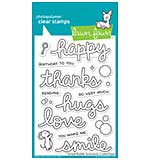 Lawn Fawn Clear Stamps 4X6 - Scripty Bubble Sentiments