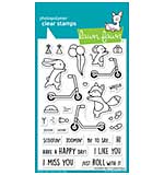 Lawn Fawn Clear Stamps 4"X6" - Scootin' By