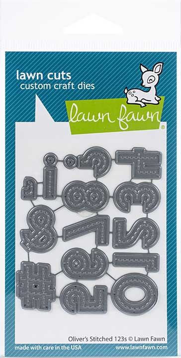 SO: Lawn Cuts Custom Craft Die - Oliver\'s Stitched 123\'s