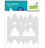 Lawn Clippings Stencils - Mountain