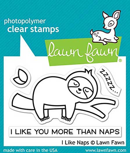 SO: Lawn Fawn Clear Stamps - I Like Naps (3x2)