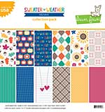 Lawn Fawn Double-Sided Collection Pack 12x12 12pk - Sweater Weather Remix, 6 Designs