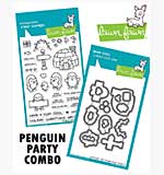 SO: Lawn Fawns Penguin Party Combo - Stamp and Matching Die Set