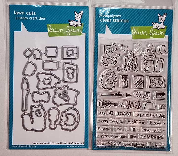 Lawn Fawn Combos - S\'more The Merrier (Stamp and Die Set)