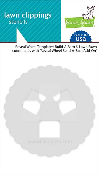 SO: Lawn Clippings Stencils - Reveal Wheel Templates Build-A-Barn