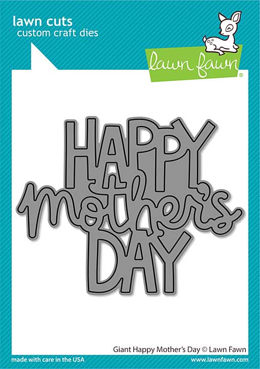 SO: Lawn Cuts Custom Craft Die - Giany Happy Mother\'s Day