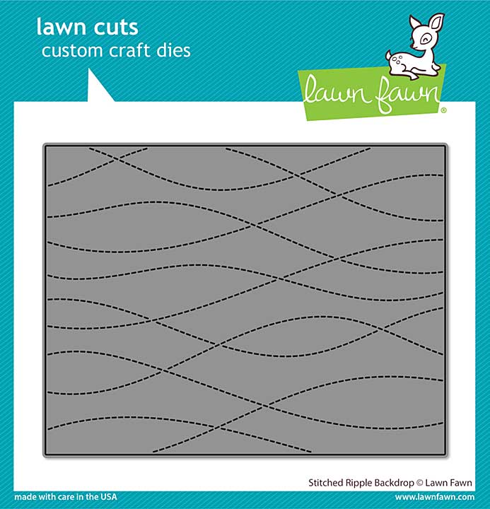 SO: Lawn Cuts Custom Craft Die - Stitched Ripple Backdrop