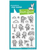 PRE: Lawn Fawn Clear Stamps 3X4 - Tiny Sports Friends