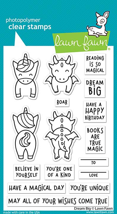 SO: Lawn Fawn Clear Stamps 4X6 - Dream Big
