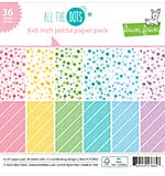 Lawn Fawn Single-Sided Petite Paper Pack 6X6 36Pkg - All The Dots, 12 Designs