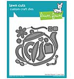 SO: Lawn Cuts Custom Craft Die - Stitched Teapot