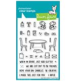 SO: Lawn Fawn Clear Stamps 4X6 - Just Add Glitter